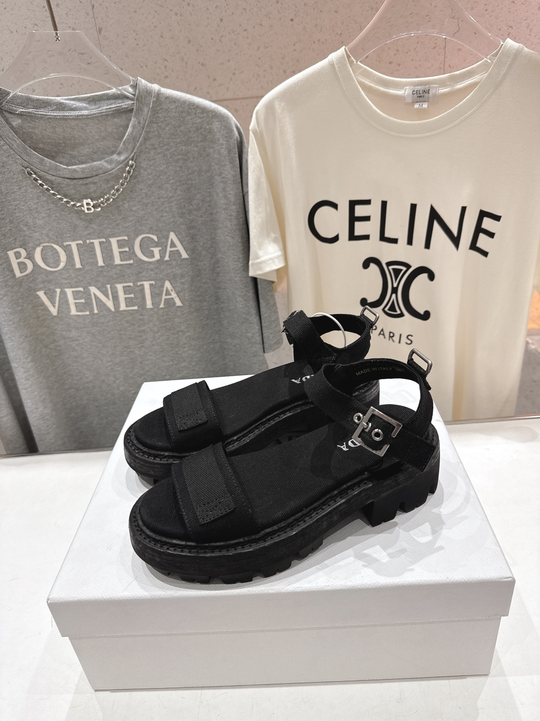 高版本出厂 Prada/普拉达F029 2026ss夏季新款复古风沙滩厚底凉鞋这个鞋型真的属于经典不会过