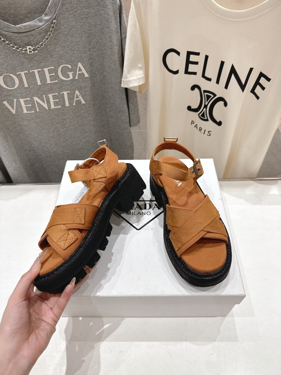 高版本出厂 Prada/普拉达F029 2026ss夏季新款复古风沙滩厚底凉鞋这个鞋型真的属于经典不会过