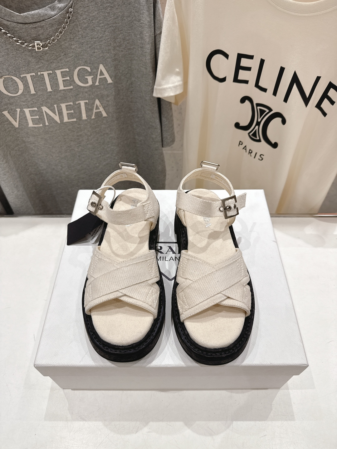 高版本出厂 Prada/普拉达F029 2026ss夏季新款复古风沙滩厚底凉鞋这个鞋型真的属于经典不会过