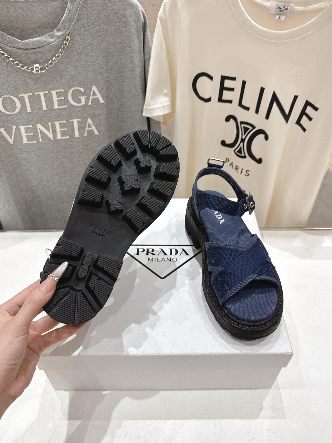 高版本出厂 Prada/普拉达F029 2026ss夏季新款复古风沙滩厚底凉鞋这个鞋型真的属于经典不会过