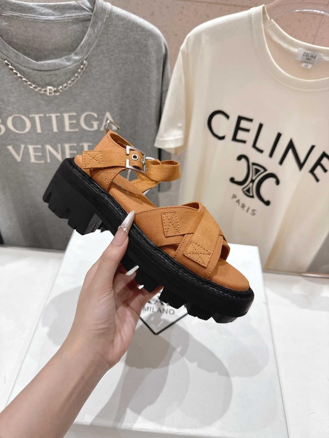 高版本出厂 Prada/普拉达F029 2026ss夏季新款复古风沙滩厚底凉鞋这个鞋型真的属于经典不会过