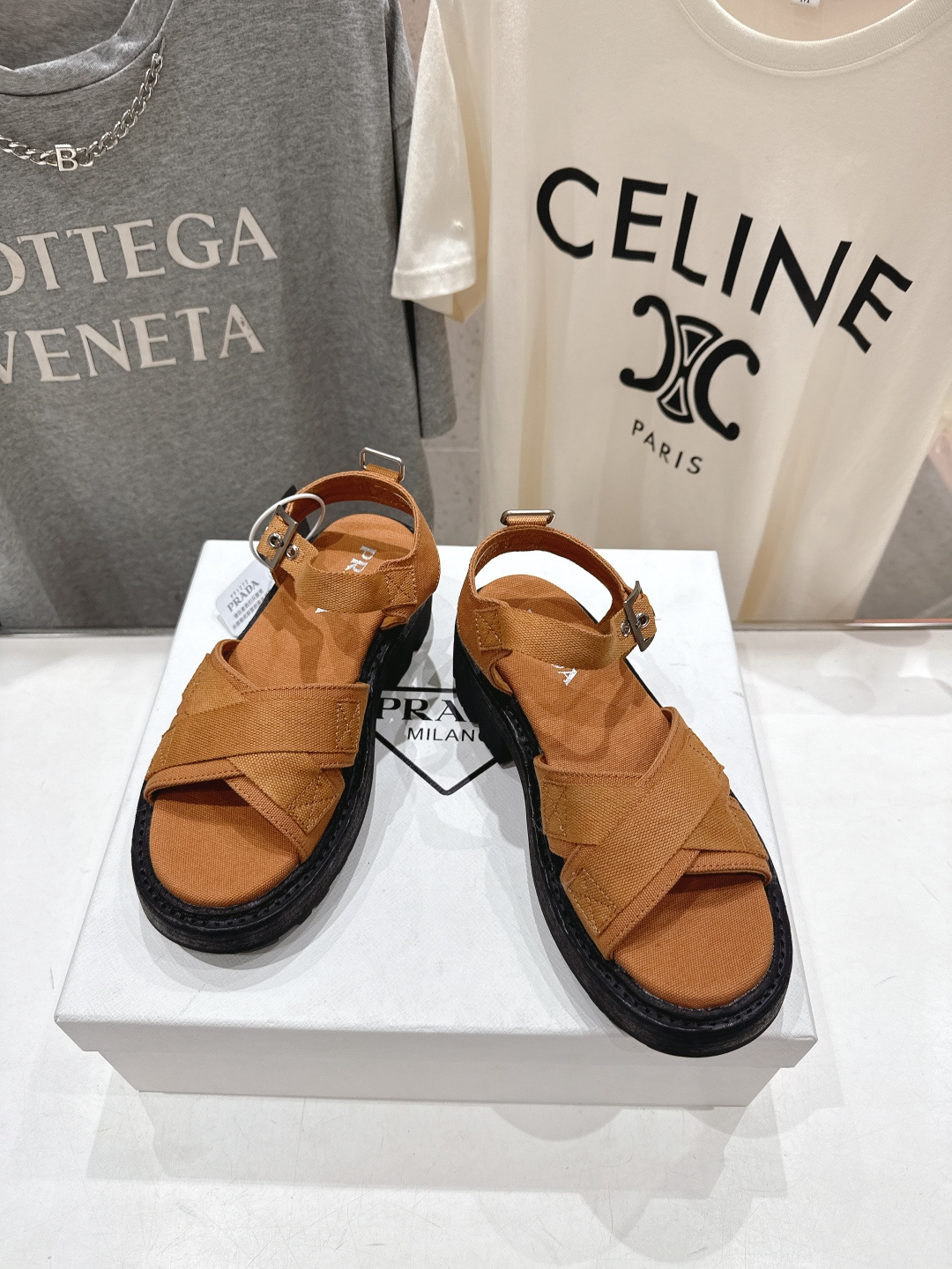 高版本出厂 Prada/普拉达F029 2026ss夏季新款复古风沙滩厚底凉鞋这个鞋型真的属于经典不会过