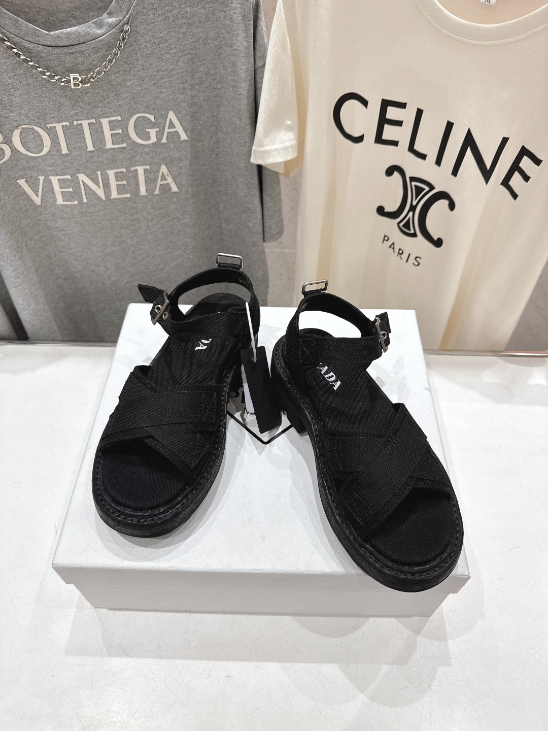 高版本出厂 Prada/普拉达F029 2026ss夏季新款复古风沙滩厚底凉鞋这个鞋型真的属于经典不会过