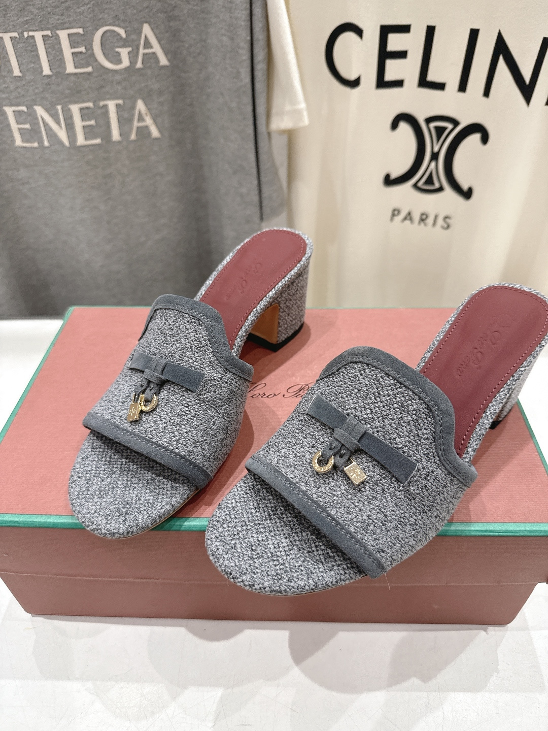 高版本出厂 高跟Loro Piana* LP ||诺悠翩雅2026ss夏季新款平底拖鞋‼️【市场顶级品质