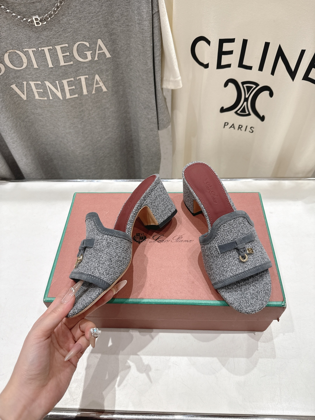 高版本出厂 高跟Loro Piana* LP ||诺悠翩雅2026ss夏季新款平底拖鞋‼️【市场顶级品质