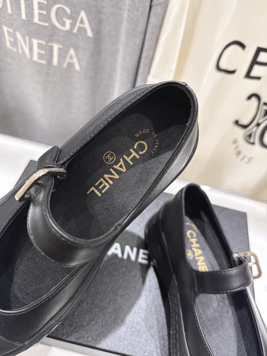 高版本出厂 CHANEL*香奈儿F022-小香2026ss春夏🆕新款圆头厚底玛丽珍单鞋鞋楦精美，米兰走秀