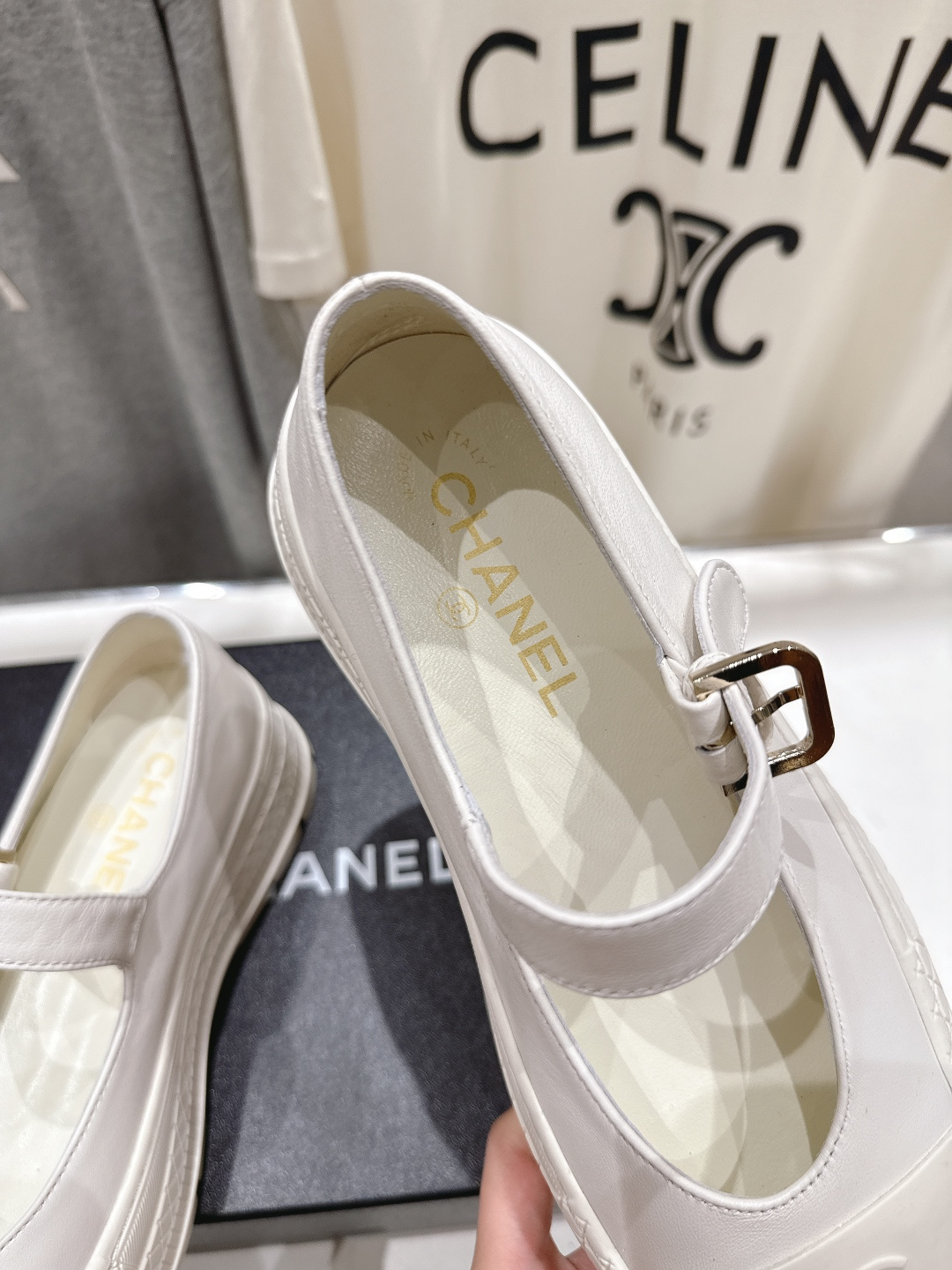 高版本出厂 CHANEL*香奈儿F022-小香2026ss春夏🆕新款圆头厚底玛丽珍单鞋鞋楦精美，米兰走秀