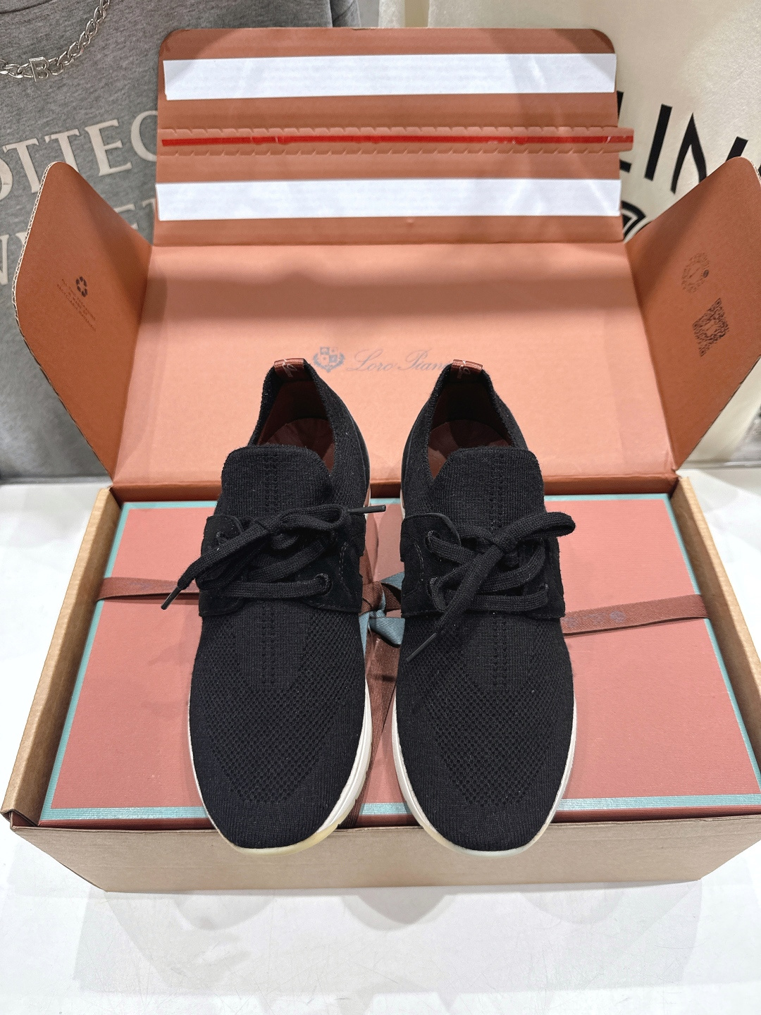 高版本出厂 Loro Piana* 诺悠翩雅LP F063 Walk Wish 新款飞织面休闲运动鞋 顶