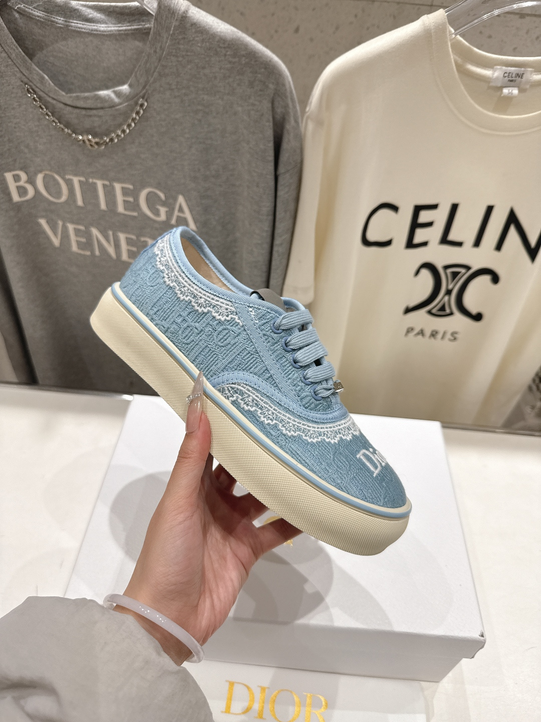 高版本出厂 Dior/迪奥D家F019 2026ss新款系带时尚刺绣休闲鞋原版购入开发做货，精心制作。鞋