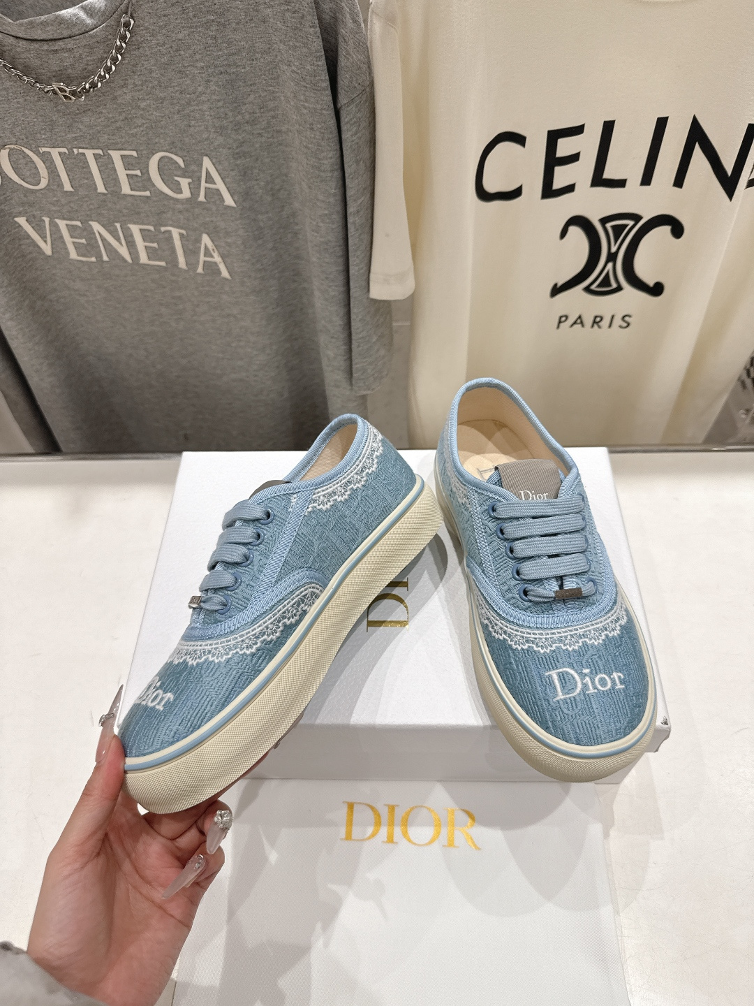 高版本出厂 Dior/迪奥D家F019 2026ss新款系带时尚刺绣休闲鞋原版购入开发做货，精心制作。鞋