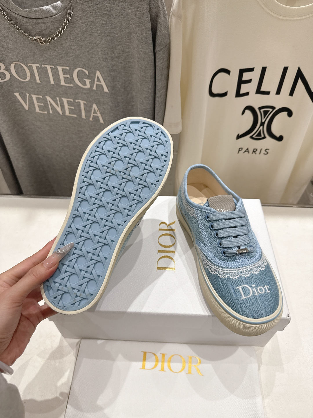 高版本出厂 Dior/迪奥D家F019 2026ss新款系带时尚刺绣休闲鞋原版购入开发做货，精心制作。鞋