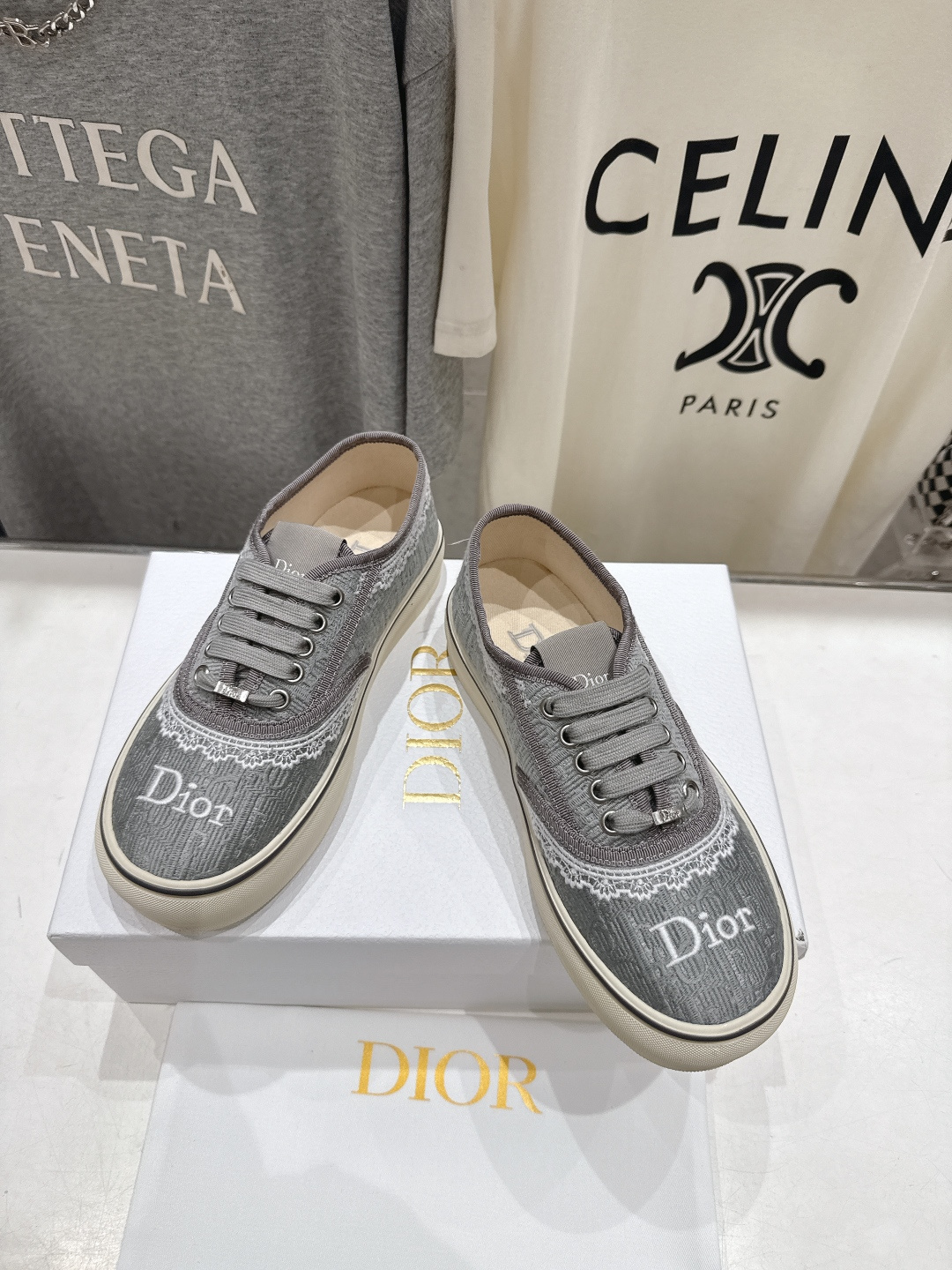高版本出厂 Dior/迪奥D家F019 2026ss新款系带时尚刺绣休闲鞋原版购入开发做货，精心制作。鞋