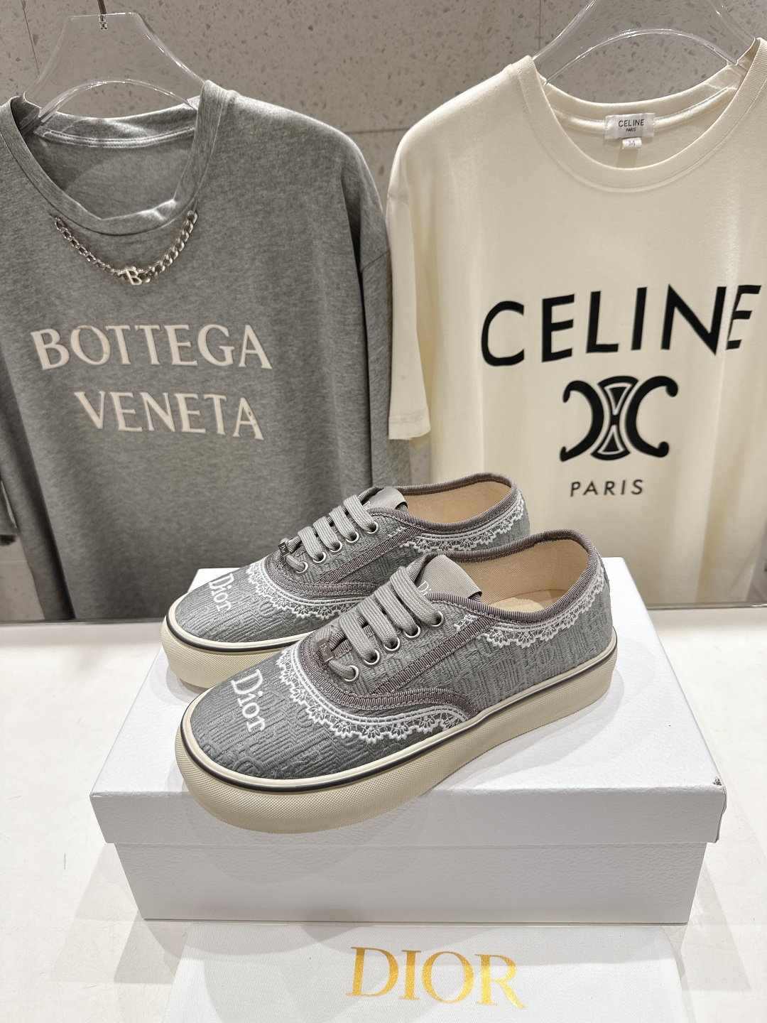 高版本出厂 Dior/迪奥D家F019 2026ss新款系带时尚刺绣休闲鞋原版购入开发做货，精心制作。鞋