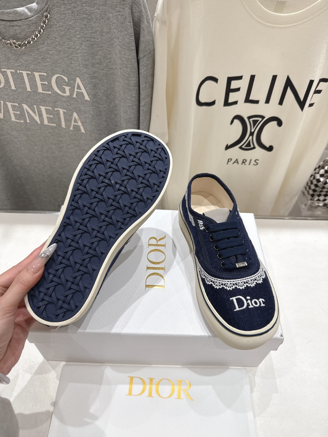 高版本出厂 Dior/迪奥D家F019 2026ss新款系带时尚刺绣休闲鞋原版购入开发做货，精心制作。鞋