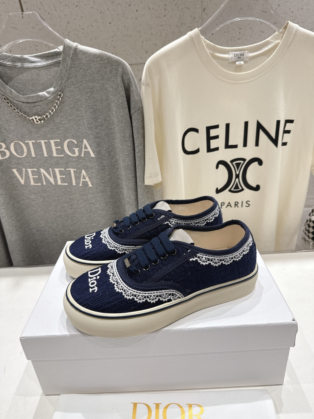 高版本出厂 Dior/迪奥D家F019 2026ss新款系带时尚刺绣休闲鞋原版购入开发做货，精心制作。鞋