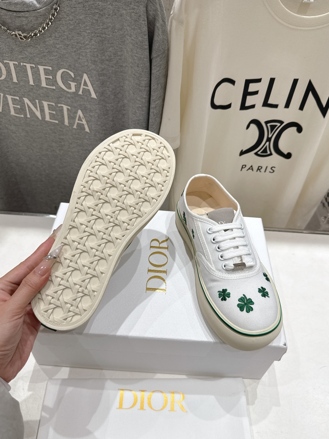 高版本出厂 Dior/迪奥D家F019 2026ss新款系带时尚刺绣休闲鞋原版购入开发做货，精心制作。鞋