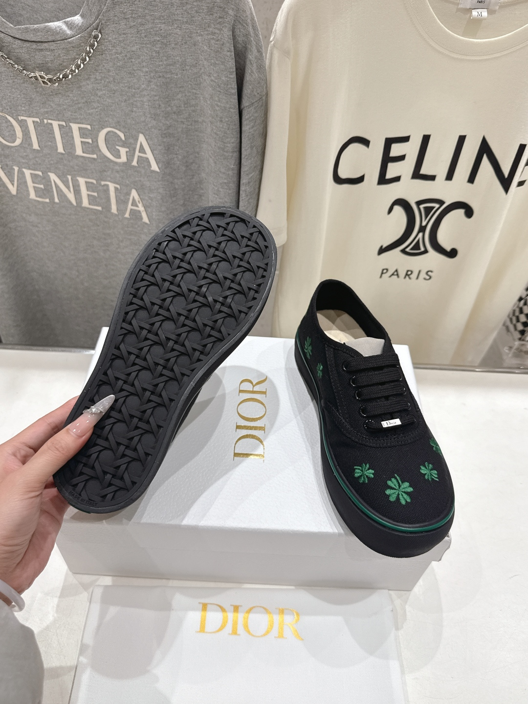 高版本出厂 Dior/迪奥D家F019 2026ss新款系带时尚刺绣休闲鞋原版购入开发做货，精心制作。鞋