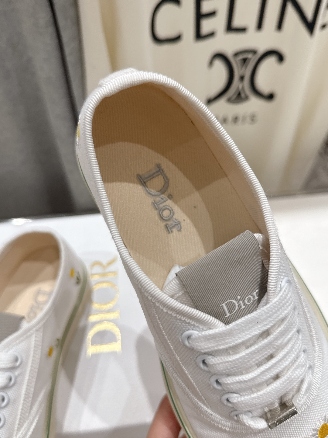 高版本出厂 Dior/迪奥D家F019 2026ss新款系带时尚刺绣休闲鞋原版购入开发做货，精心制作。鞋
