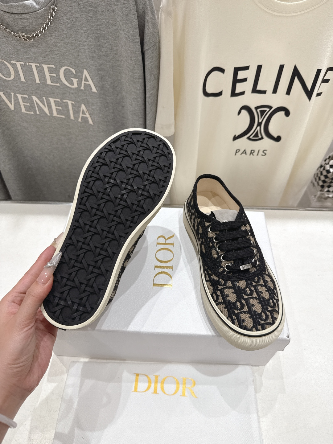 高版本出厂 Dior/迪奥D家F019 2026ss新款系带时尚刺绣休闲鞋原版购入开发做货，精心制作。鞋