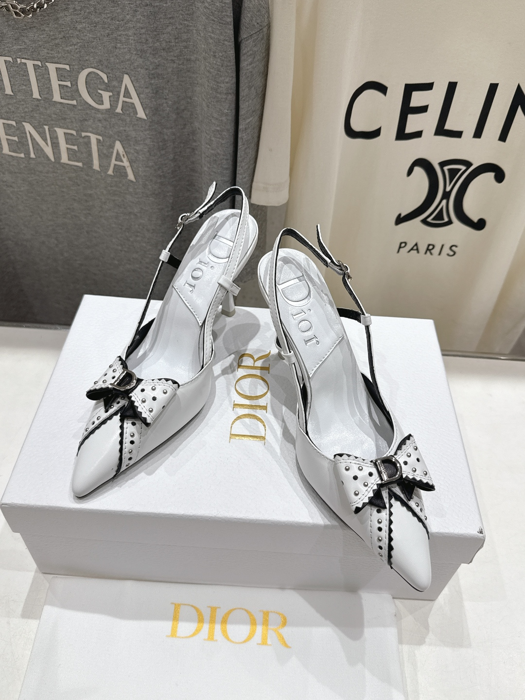 高版本出厂 Dior*迪奥F031 2026ss夏季新款蝴蝶结高跟鞋凉鞋♕♕公主范十足，颜色非常抬肤色，