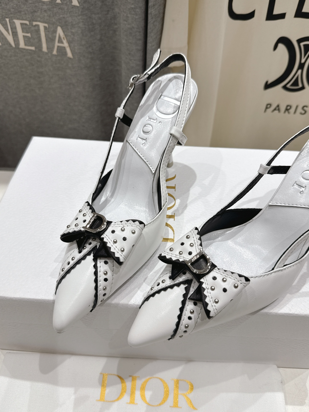 高版本出厂 Dior*迪奥F031 2026ss夏季新款蝴蝶结高跟鞋凉鞋♕♕公主范十足，颜色非常抬肤色，