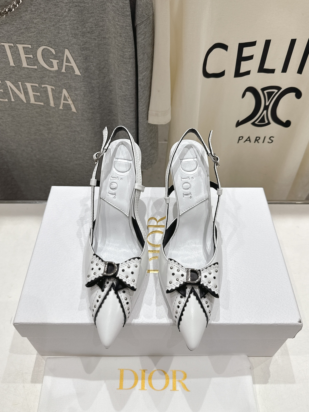 高版本出厂 Dior*迪奥F031 2026ss夏季新款蝴蝶结高跟鞋凉鞋♕♕公主范十足，颜色非常抬肤色，