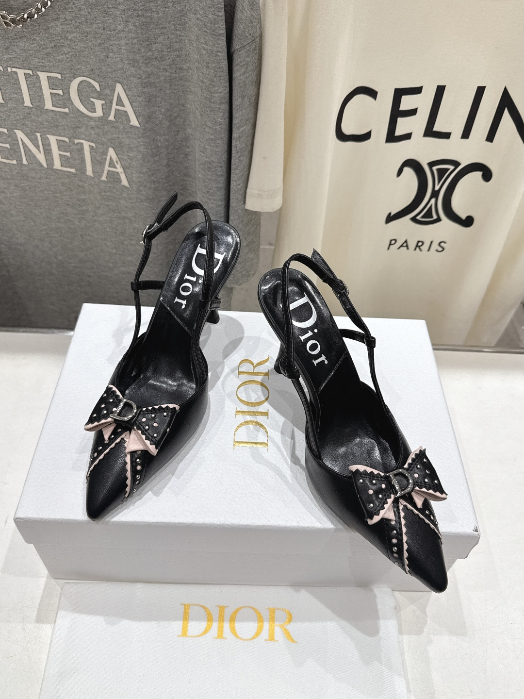 高版本出厂 Dior*迪奥F031 2026ss夏季新款蝴蝶结高跟鞋凉鞋♕♕公主范十足，颜色非常抬肤色，