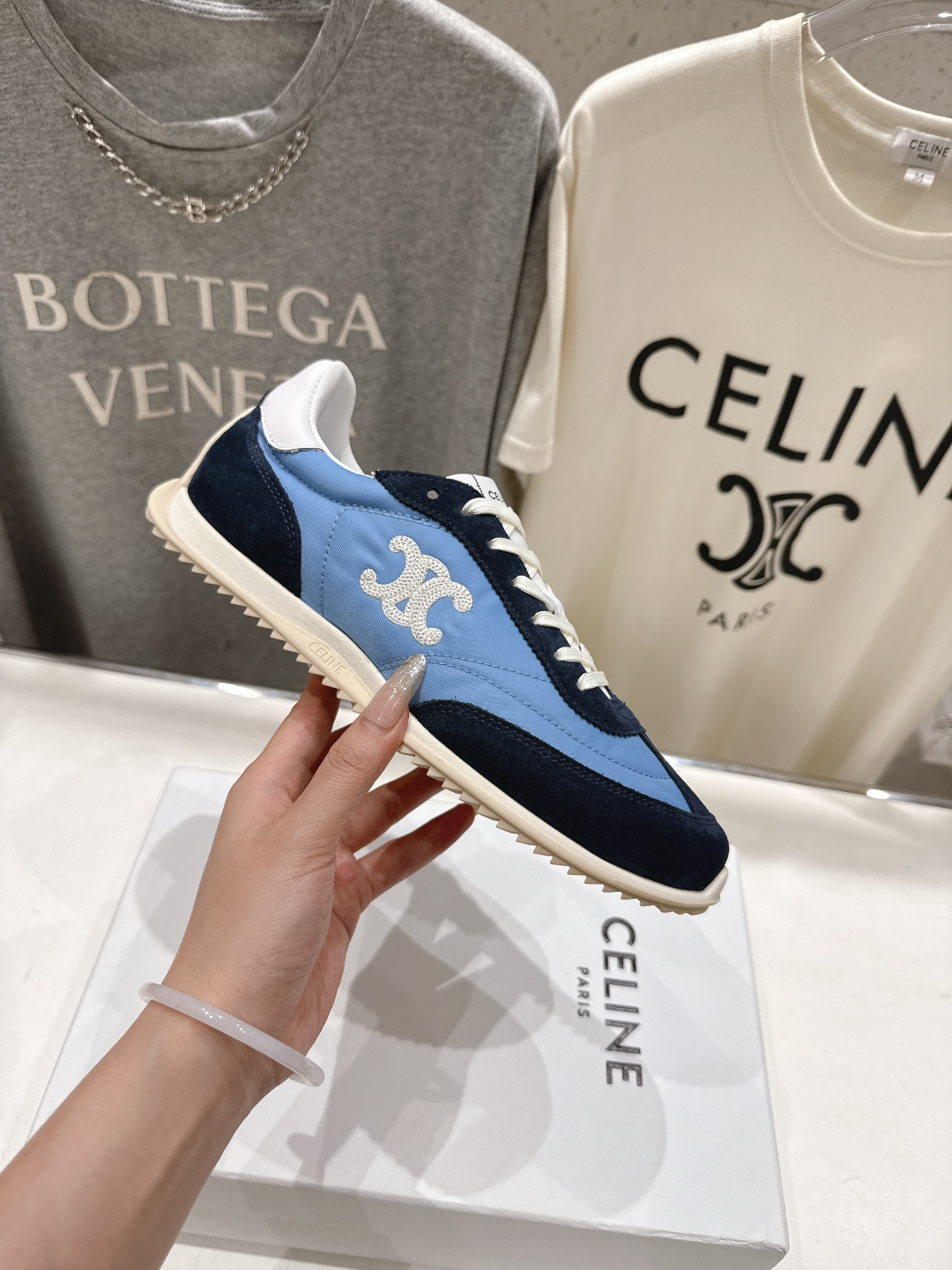 高版本出厂 CELINE*思琳赛琳F0376 2026ss新款徽标系带阿甘鞋休闲运动鞋小白鞋简单舒服，干