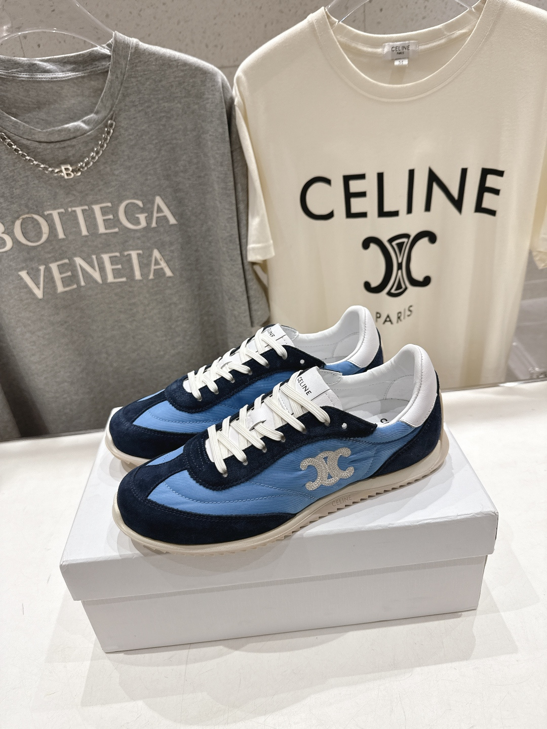 高版本出厂 CELINE*思琳赛琳F0376 2026ss新款徽标系带阿甘鞋休闲运动鞋小白鞋简单舒服，干
