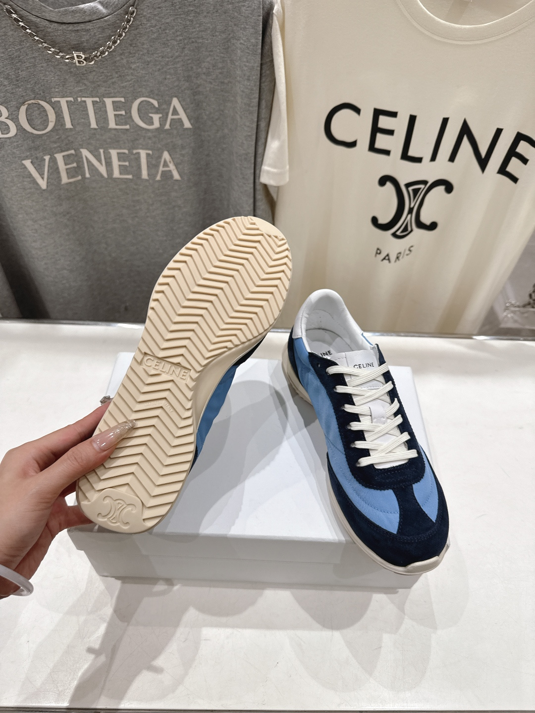 高版本出厂 CELINE*思琳赛琳F0376 2026ss新款徽标系带阿甘鞋休闲运动鞋小白鞋简单舒服，干