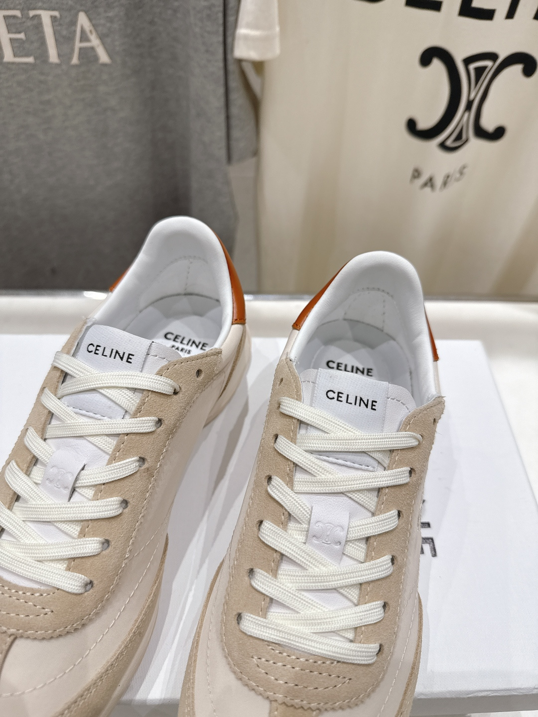 高版本出厂 CELINE*思琳赛琳F0376 2026ss新款徽标系带阿甘鞋休闲运动鞋小白鞋简单舒服，干