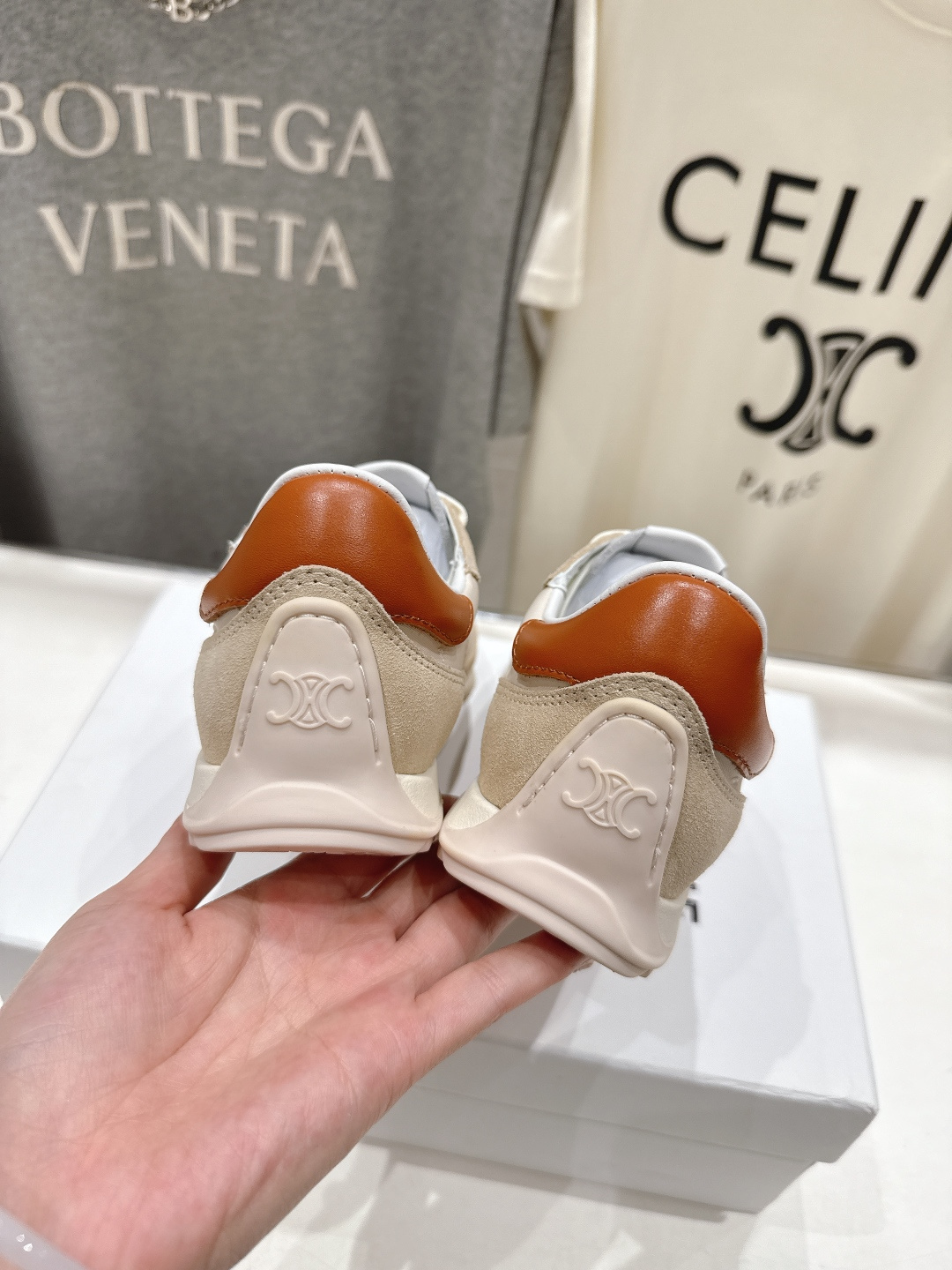 高版本出厂 CELINE*思琳赛琳F0376 2026ss新款徽标系带阿甘鞋休闲运动鞋小白鞋简单舒服，干
