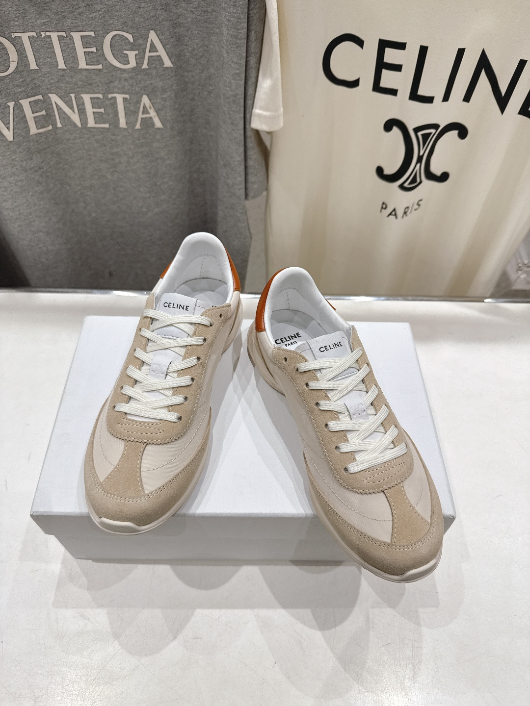 高版本出厂 CELINE*思琳赛琳F0376 2026ss新款徽标系带阿甘鞋休闲运动鞋小白鞋简单舒服，干