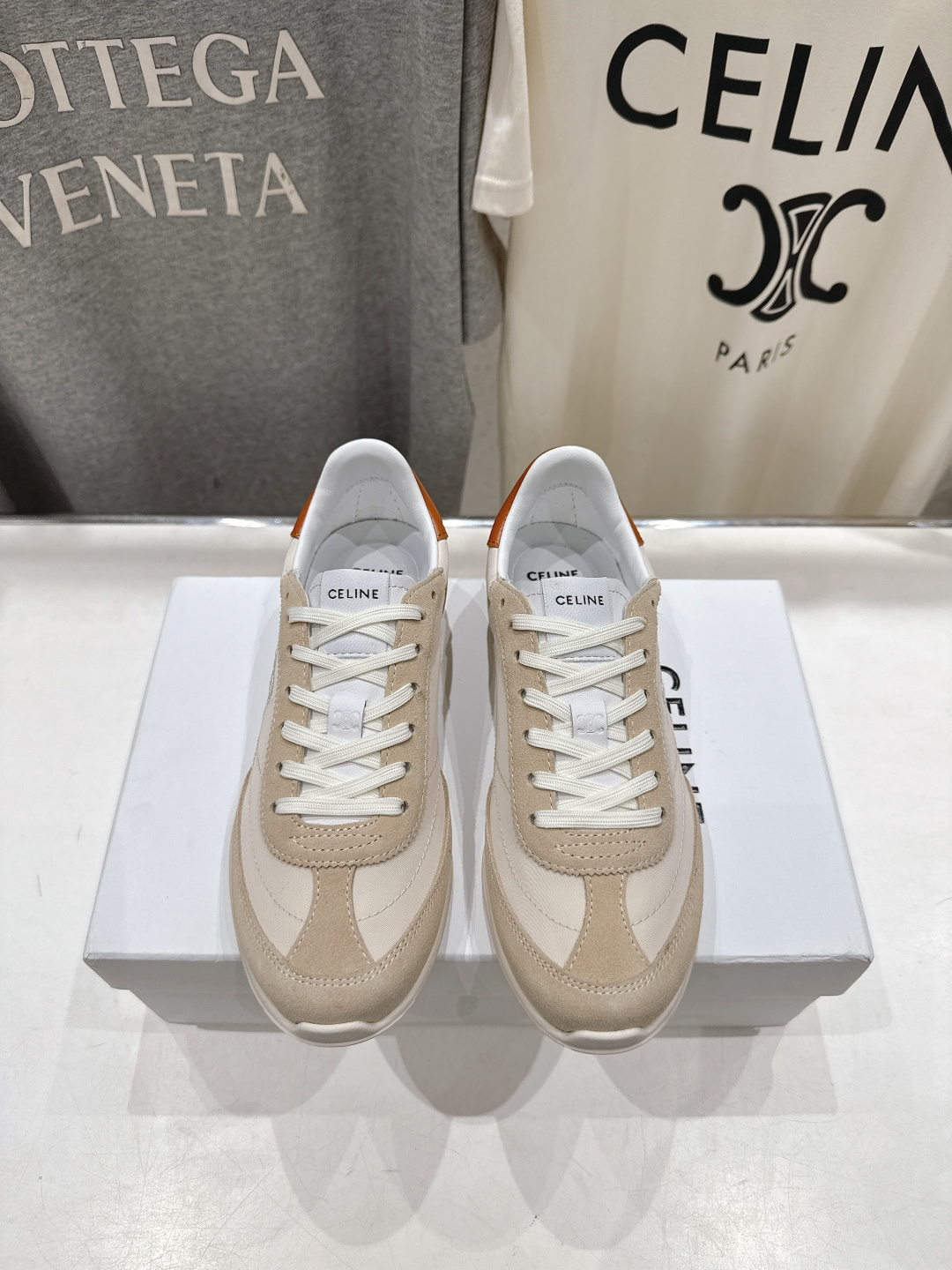 高版本出厂 CELINE*思琳赛琳F0376 2026ss新款徽标系带阿甘鞋休闲运动鞋小白鞋简单舒服，干