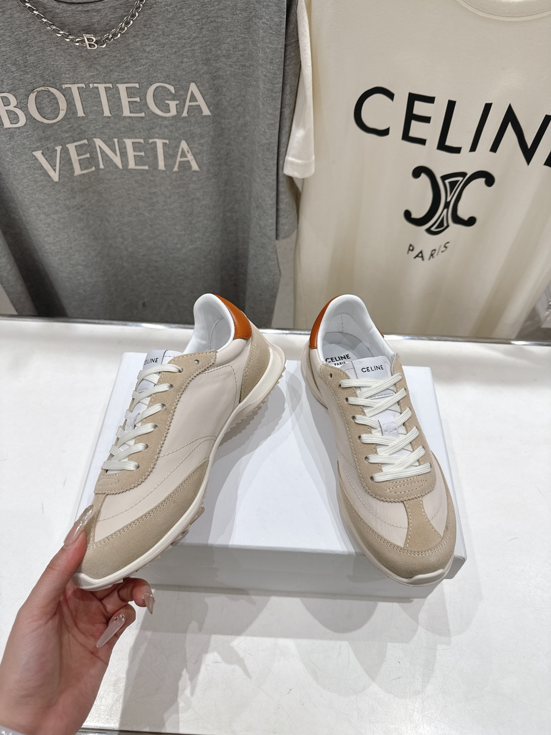 高版本出厂 CELINE*思琳赛琳F0376 2026ss新款徽标系带阿甘鞋休闲运动鞋小白鞋简单舒服，干