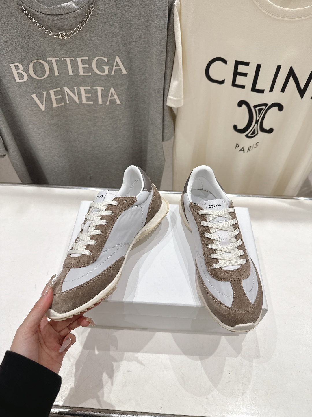 高版本出厂 CELINE*思琳赛琳F0376 2026ss新款徽标系带阿甘鞋休闲运动鞋小白鞋简单舒服，干