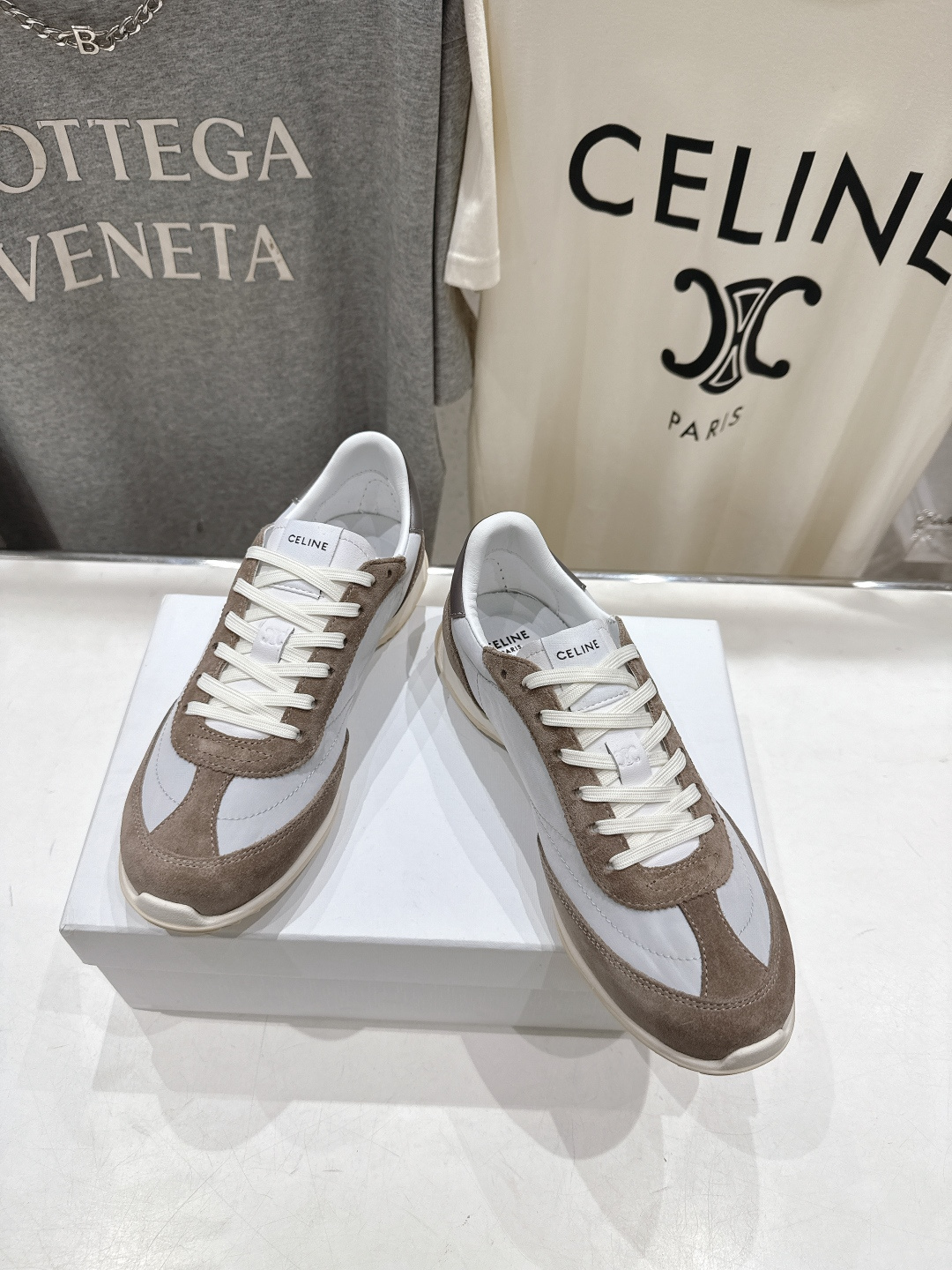 高版本出厂 CELINE*思琳赛琳F0376 2026ss新款徽标系带阿甘鞋休闲运动鞋小白鞋简单舒服，干