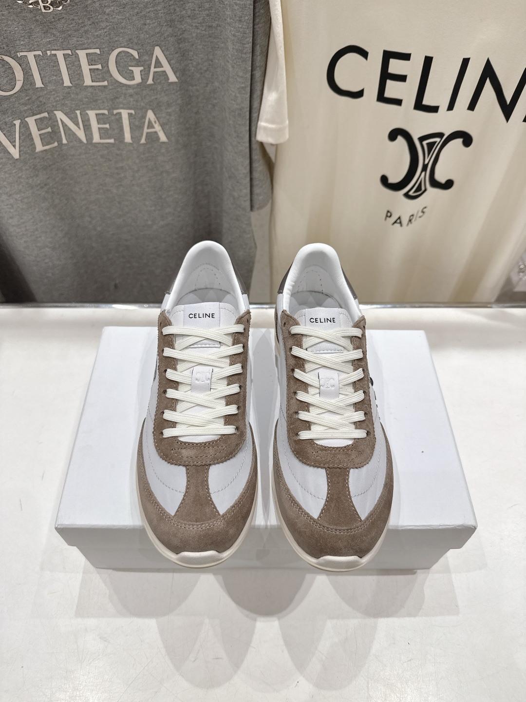 高版本出厂 CELINE*思琳赛琳F0376 2026ss新款徽标系带阿甘鞋休闲运动鞋小白鞋简单舒服，干