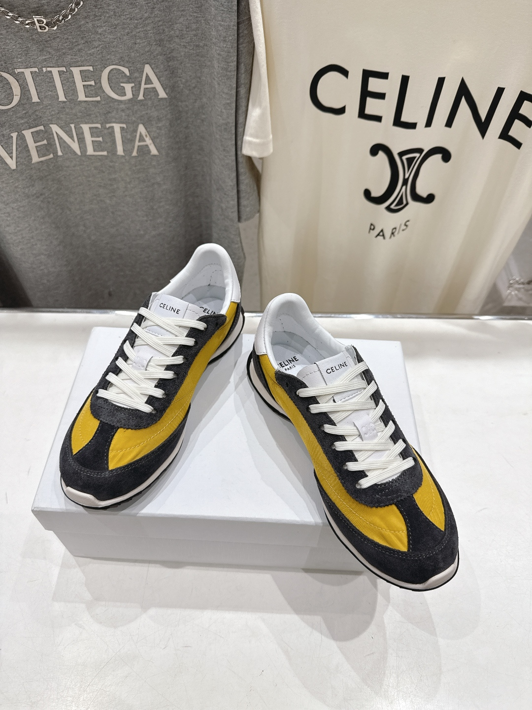 高版本出厂 CELINE*思琳赛琳F0376 2026ss新款徽标系带阿甘鞋休闲运动鞋小白鞋简单舒服，干