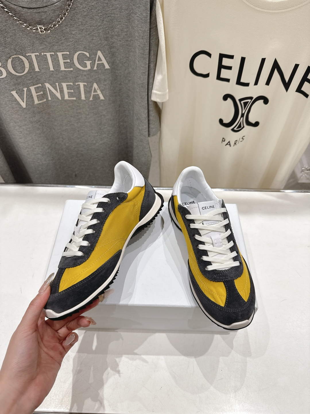 高版本出厂 CELINE*思琳赛琳F0376 2026ss新款徽标系带阿甘鞋休闲运动鞋小白鞋简单舒服，干
