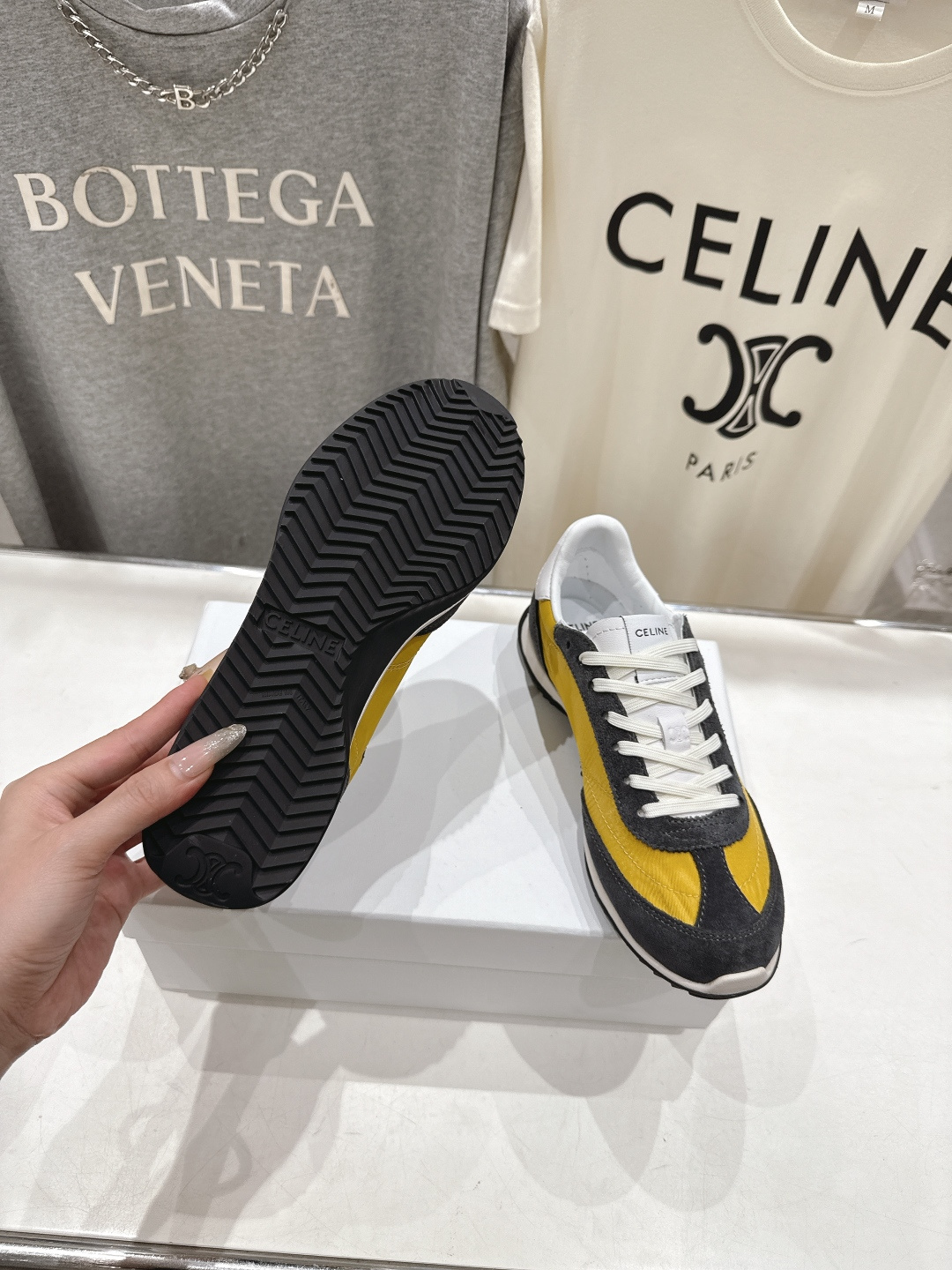 高版本出厂 CELINE*思琳赛琳F0376 2026ss新款徽标系带阿甘鞋休闲运动鞋小白鞋简单舒服，干