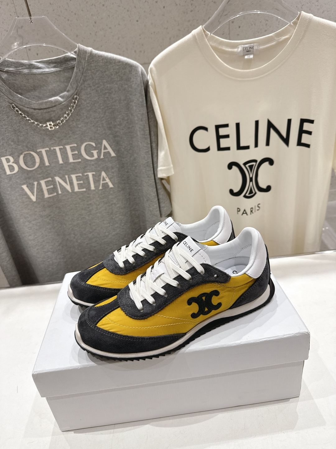 高版本出厂 CELINE*思琳赛琳F0376 2026ss新款徽标系带阿甘鞋休闲运动鞋小白鞋简单舒服，干