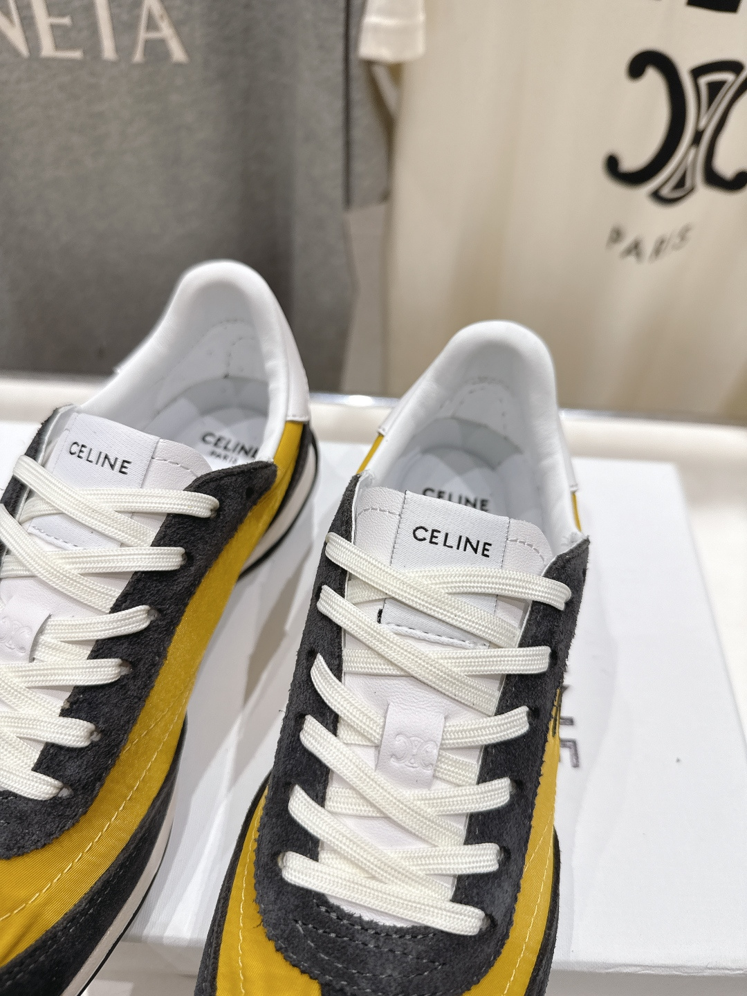 高版本出厂 CELINE*思琳赛琳F0376 2026ss新款徽标系带阿甘鞋休闲运动鞋小白鞋简单舒服，干