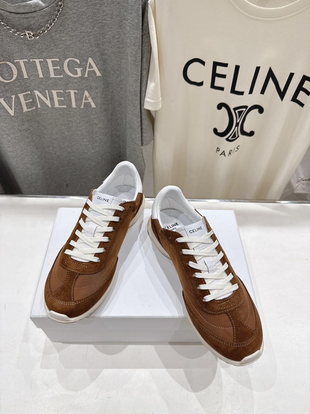 高版本出厂 CELINE*思琳赛琳F0376 2026ss新款徽标系带阿甘鞋休闲运动鞋小白鞋简单舒服，干