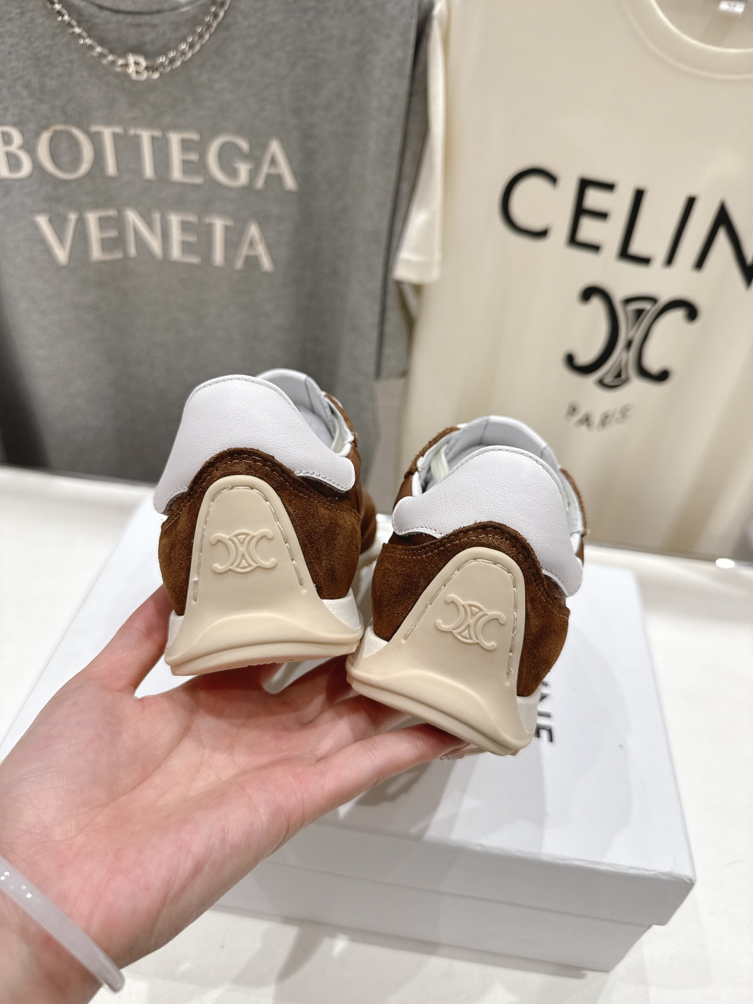 高版本出厂 CELINE*思琳赛琳F0376 2026ss新款徽标系带阿甘鞋休闲运动鞋小白鞋简单舒服，干