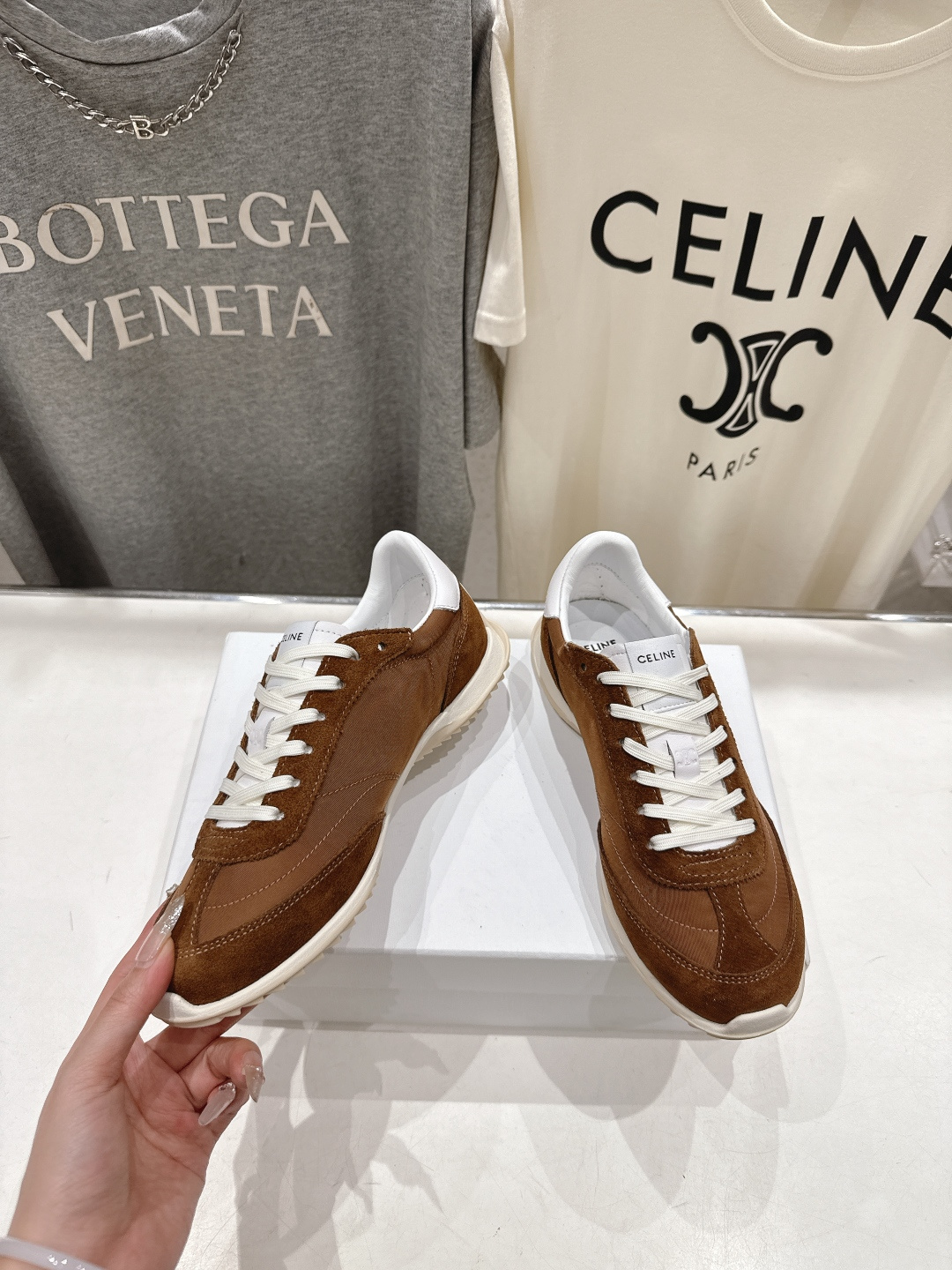 高版本出厂 CELINE*思琳赛琳F0376 2026ss新款徽标系带阿甘鞋休闲运动鞋小白鞋简单舒服，干