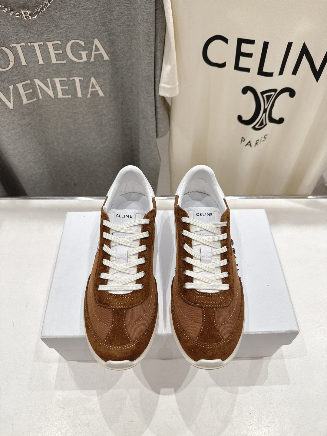 高版本出厂 CELINE*思琳赛琳F0376 2026ss新款徽标系带阿甘鞋休闲运动鞋小白鞋简单舒服，干