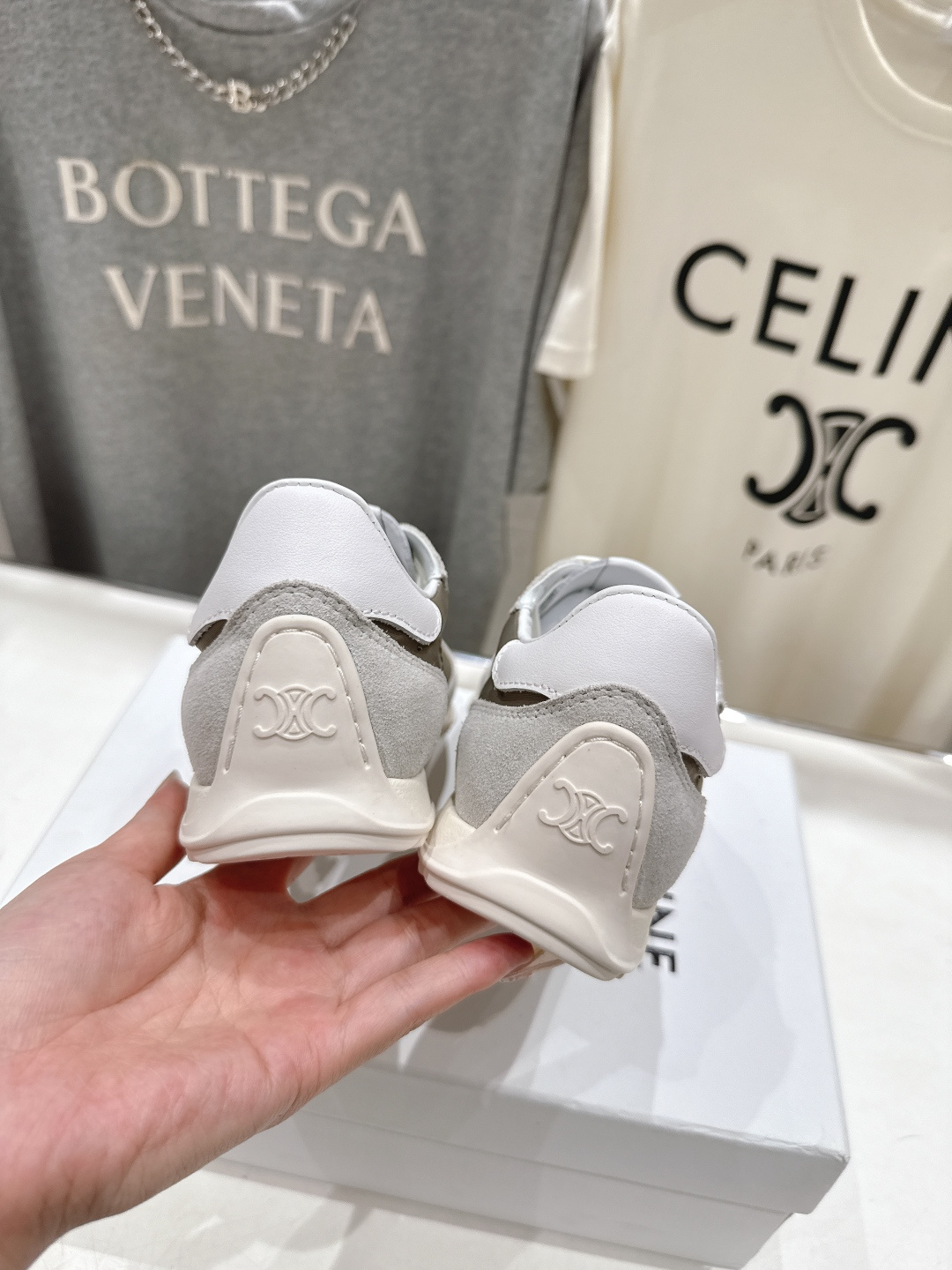 高版本出厂 CELINE*思琳赛琳F0376 2026ss新款徽标系带阿甘鞋休闲运动鞋小白鞋简单舒服，干