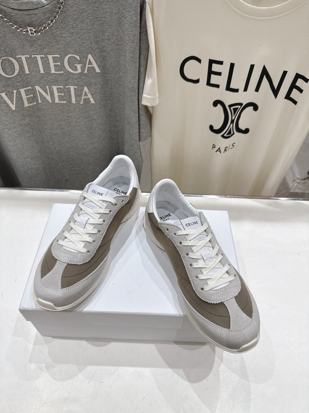 高版本出厂 CELINE*思琳赛琳F0376 2026ss新款徽标系带阿甘鞋休闲运动鞋小白鞋简单舒服，干