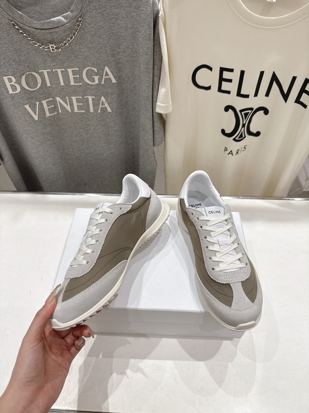 高版本出厂 CELINE*思琳赛琳F0376 2026ss新款徽标系带阿甘鞋休闲运动鞋小白鞋简单舒服，干
